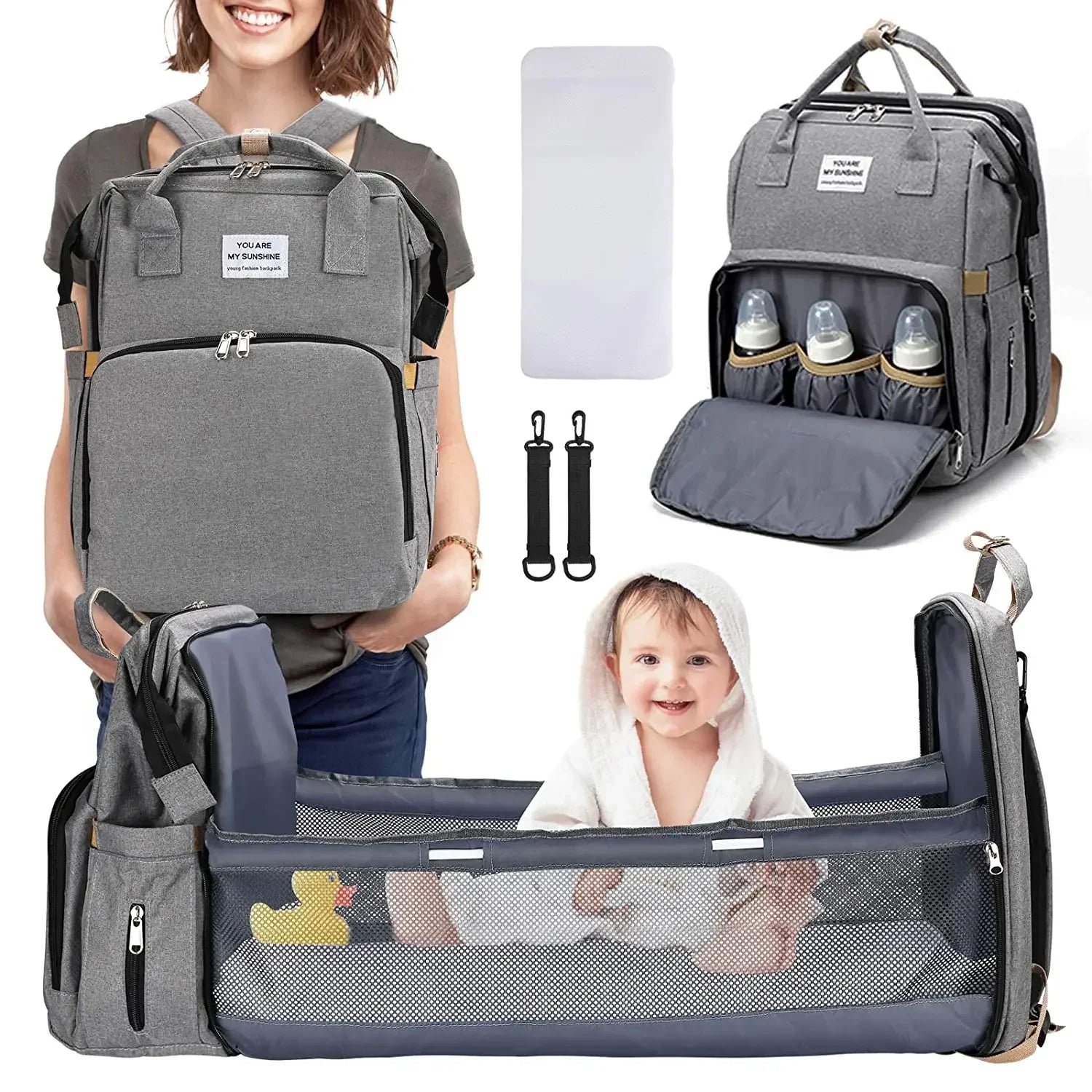 The Baby Buddy - Portable Changing Station And Backpack